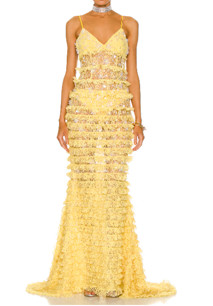 Delphi Tiered Lace Dress