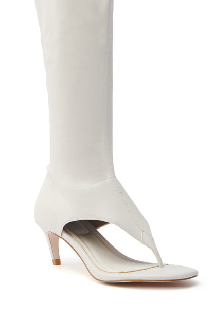 Side Zipper Open Toe High heel Sandals Boot