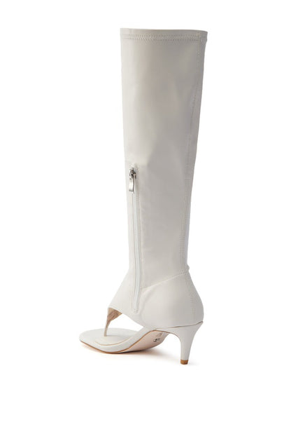 Side Zipper Open Toe High heel Sandals Boot