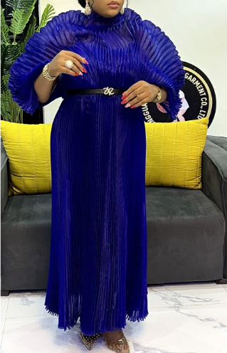 Pleated Maxi Dress