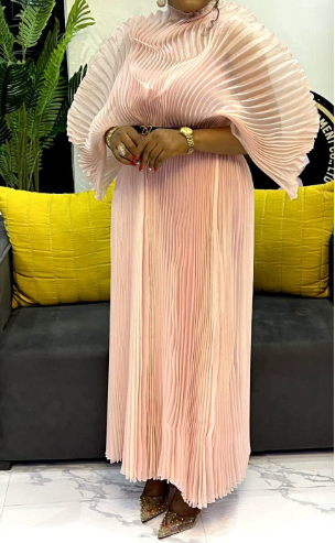Pleated Maxi Dress