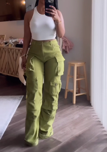 Multi-pocket Casual Overalls