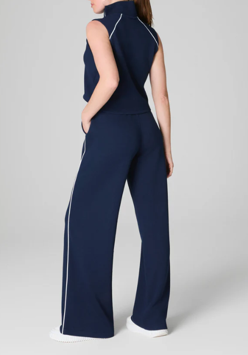 Sleeveless Mockneck Jumpsuit