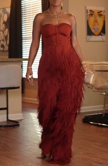 Sexy Tassel Suit