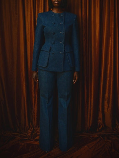 Tailored Denim Blazer & Pant