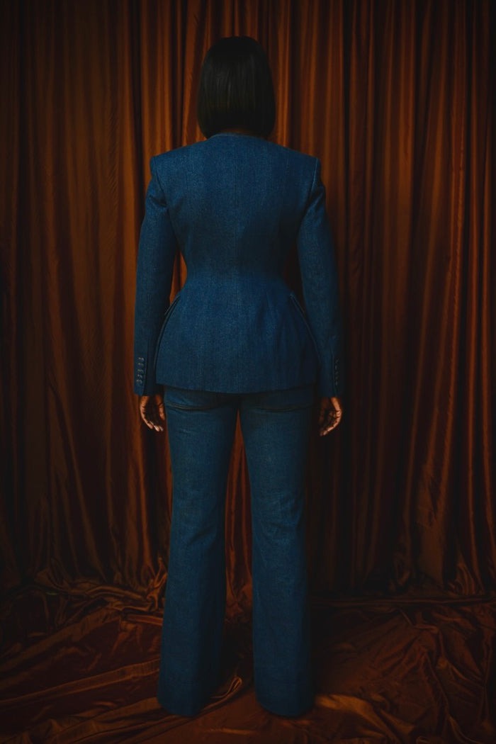 Tailored Denim Blazer & Pant