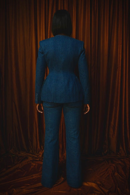 Tailored Denim Blazer & Pant