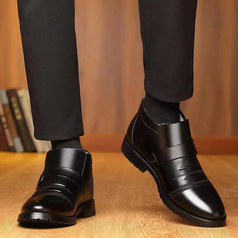 Men's Warm Casual PU Leather Shoes