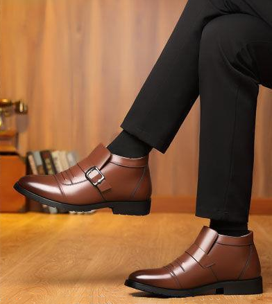 Men's Warm Casual PU Leather Shoes