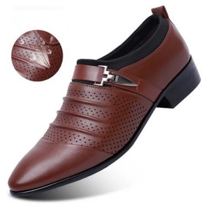Men's Pointed-toe Slip-on Dress Shoes