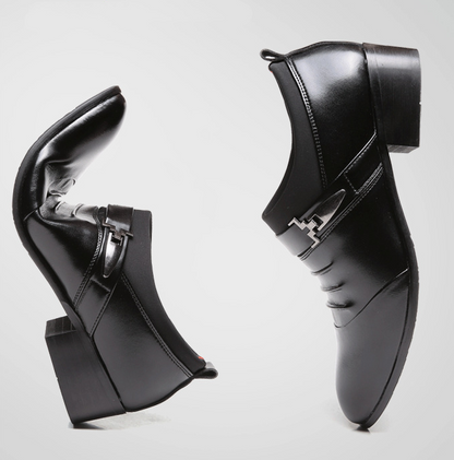 Men's Pointed-toe Slip-on Dress Shoes