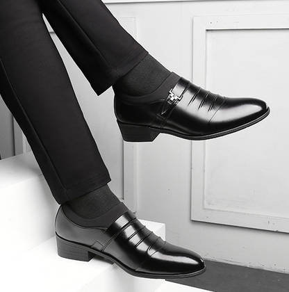 Men's Pointed-toe Slip-on Dress Shoes