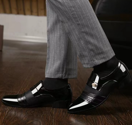 Men's Casual Business Formal All-match Mirror Shoes