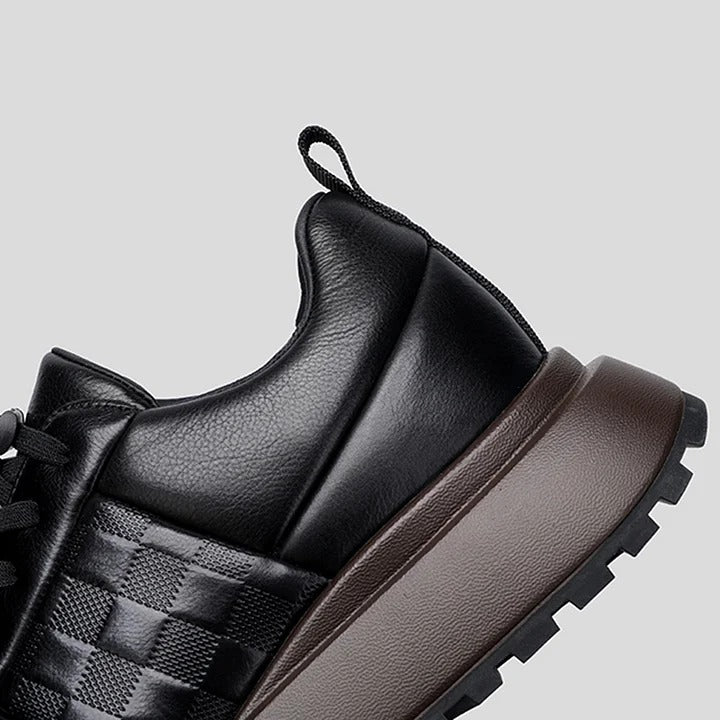 Leather Soft-soled Casual Dress Sneaker