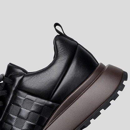 Leather Soft-soled Casual Dress Sneaker