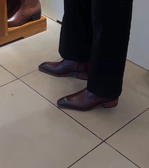 Thin Square Toe Side Zipper Chunky Heel Short Boots