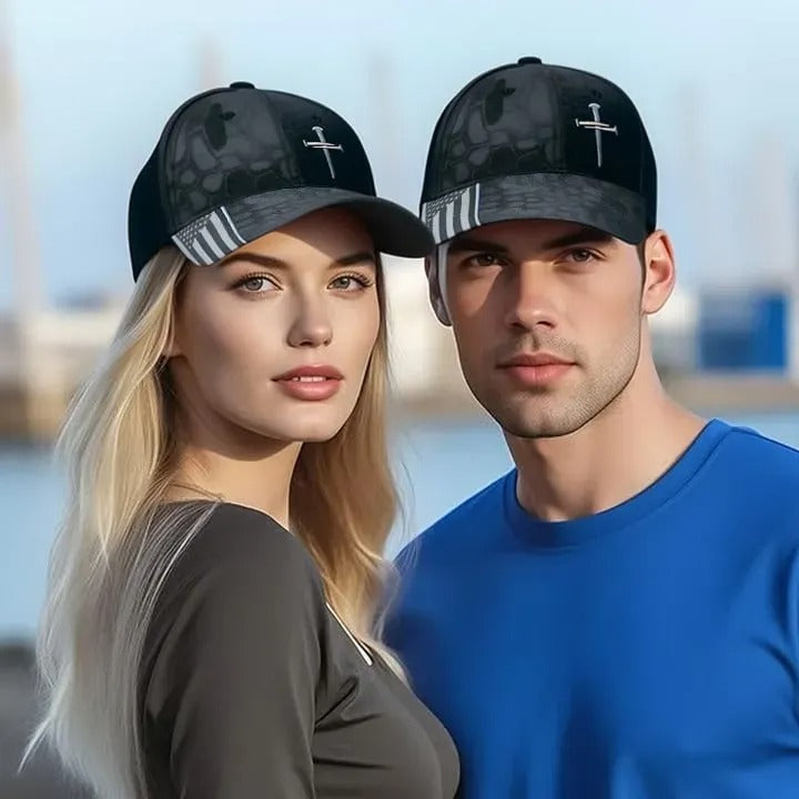 ✝️Adjustable Jesus 3 Nail Cross Hat 🎁