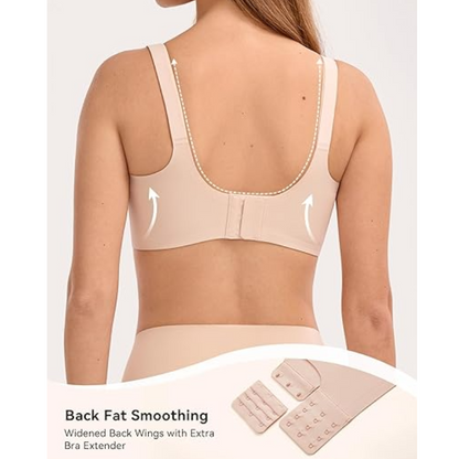 Mesh Deep V Everyday Comfy Bra