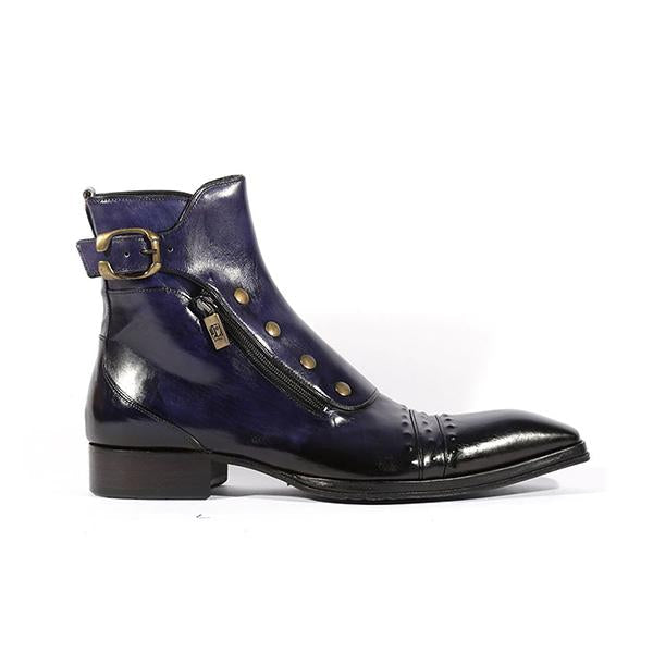 Men's Retro Fashion Side Zipper Chelsea Boots
