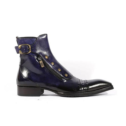 Men's Retro Fashion Side Zipper Chelsea Boots