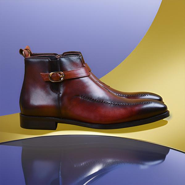Men's Retro Versatile Side Zipper Chelsea Boots