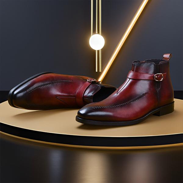 Men's Retro Versatile Side Zipper Chelsea Boots