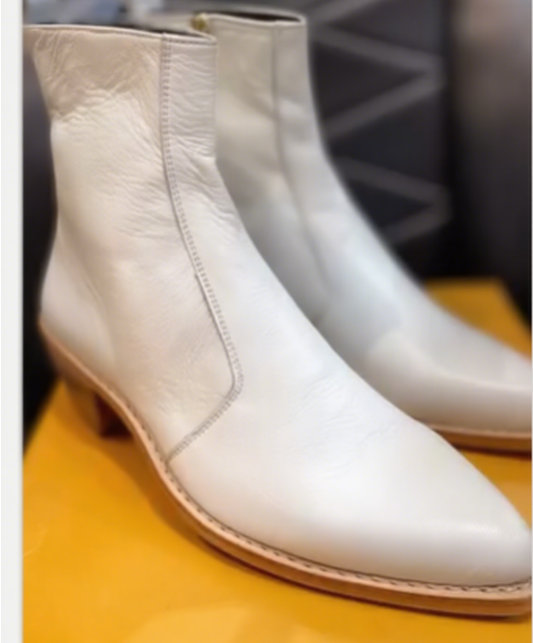 Men's Pointed Toe Ankle Boots