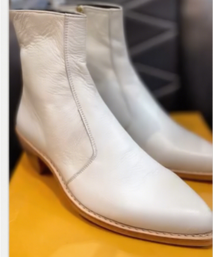 Men's Pointed Toe Ankle Boots