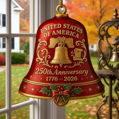 U.S. 250th Anniversary Bell Ornament