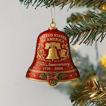 U.S. 250th Anniversary Bell Ornament