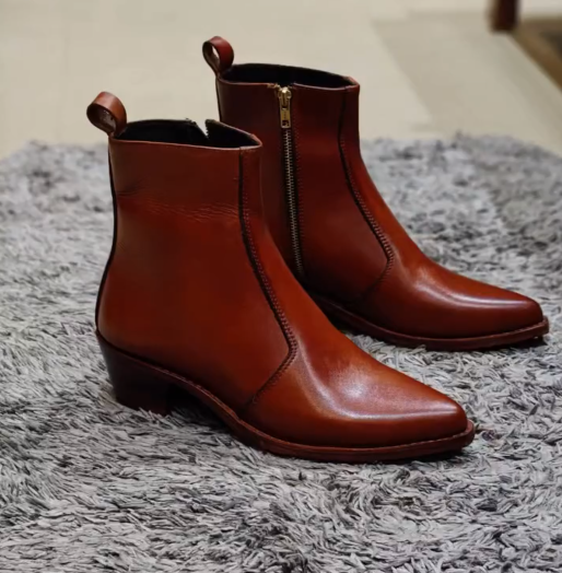 Men's Pointed Toe Ankle Boots