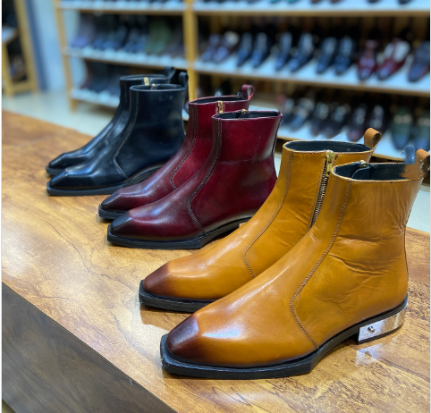 Men's Italian Handmade Leather Boots