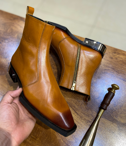 Men's Italian Handmade Leather Boots