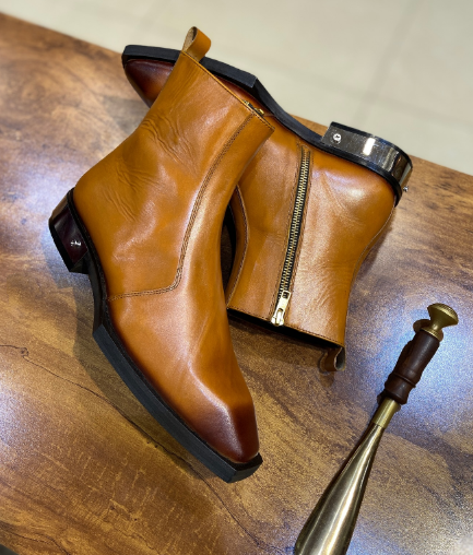 Men's Italian Handmade Leather Boots