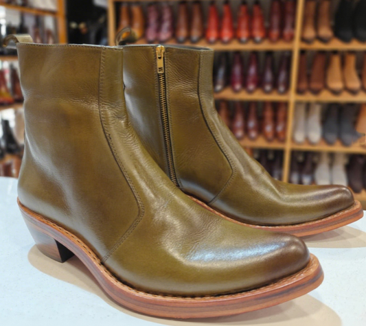 Men's Green Mamba Zip Boots