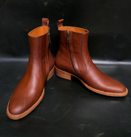 Men's Pointed Chelsea Vintage Handmade Ankle Boots