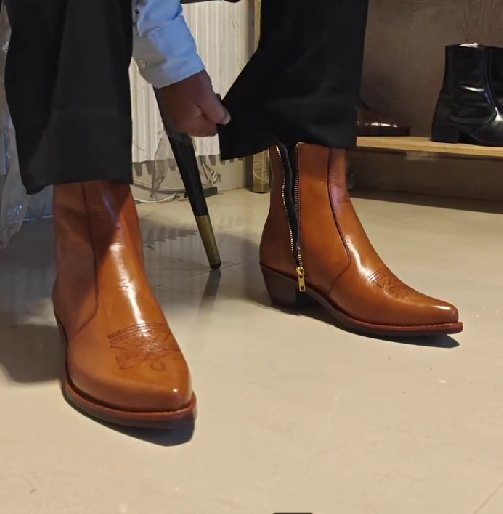 Men's Western Embroidered Cowboy Boots
