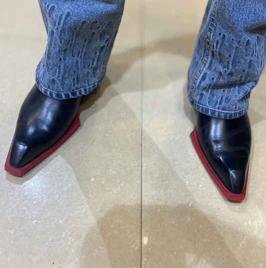 Men's Chelsea Twist-Toe Side Zipper Ankle Boots