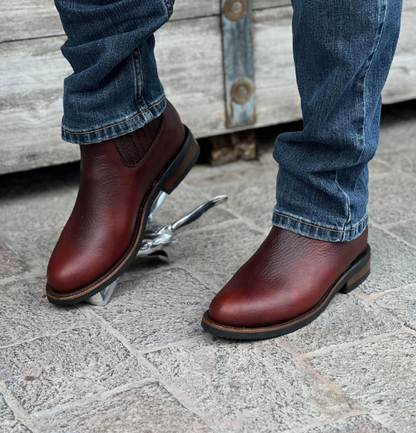 Men's Non-slip Sole Cowboy Leather Boots