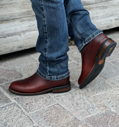 Men's Non-slip Sole Cowboy Leather Boots