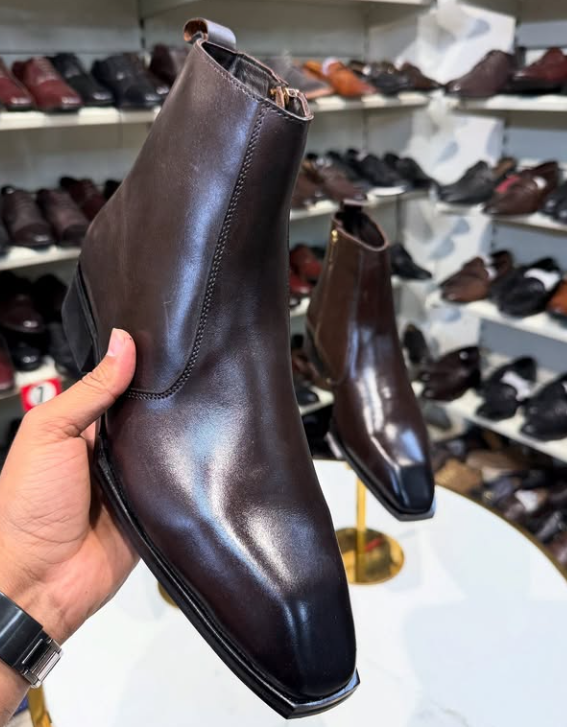 Men's Square Toe Chelsea Boots