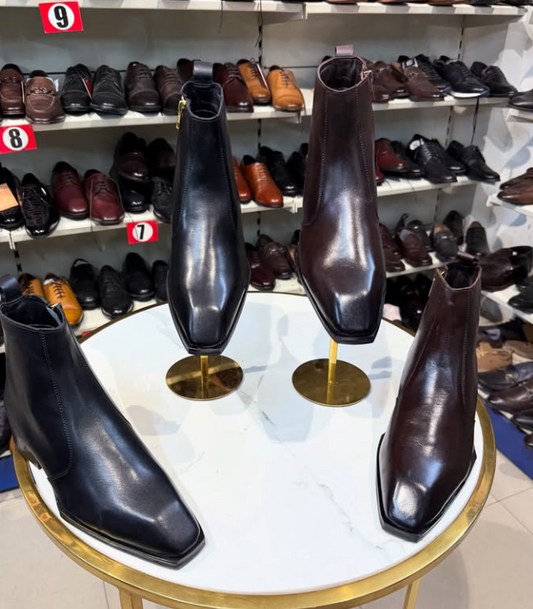 Men's Square Toe Chelsea Boots