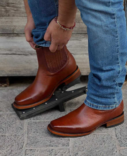 Men's Stretch Western Cowboy Boots