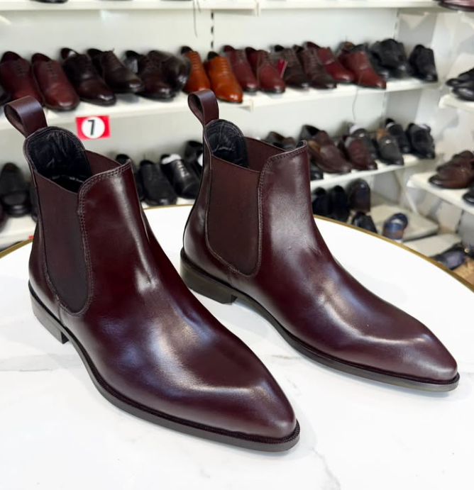 Men's Stylish Classic Pointed Toe Chelsea Boots
