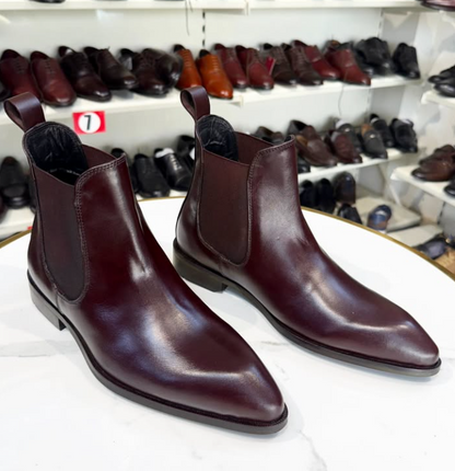 Men's Stylish Classic Pointed Toe Chelsea Boots