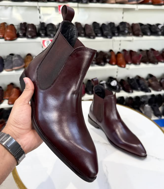Men's Stylish Classic Pointed Toe Chelsea Boots