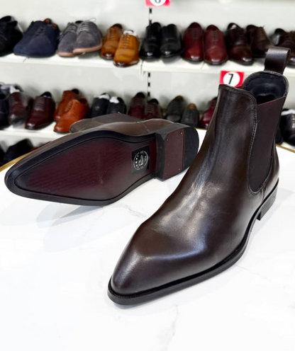 Men's Stylish Classic Pointed Toe Chelsea Boots