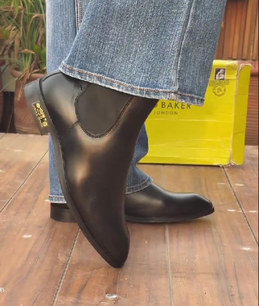 Men's Refined Toe Flat Stretch Cowboy Boots