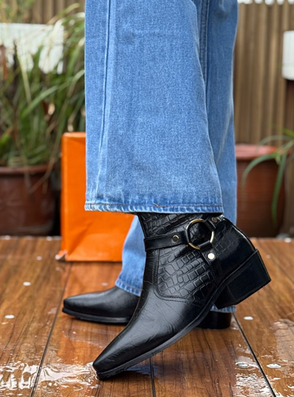 Men's Round-toe Cowboy Boots