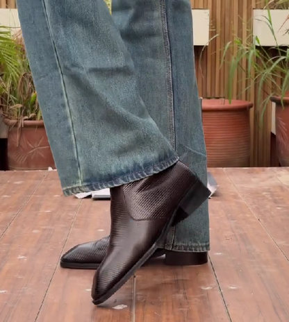 Men's T-Toe Western Cowboy Boots